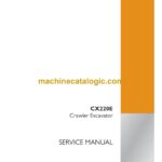 Case CX220E Crawler Excavator Service Manual