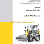 Wacker Neuson 350, 5035 Wheel Loader Parts Manual