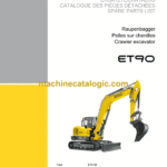 Wacker Neuson ET90 Crawler Excavator Parts Manual