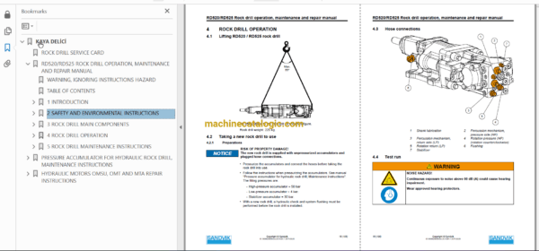 Sandvik DT621 Drilling Rig Full Documents (Service, Operator, Maintenance Manual and Parts Catalog) [118D52852] - Image 2