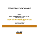 Case DV23E Tier 4B Vibratory Roller Service Parts Catalogue