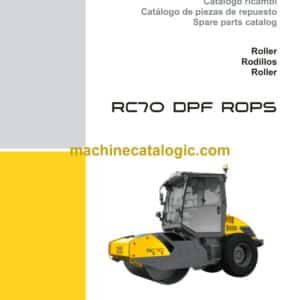 Wacker Neuson RC70 DPF ROPS Roller Parts Manual