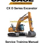 Case CX D Series Excavator Service Training Manual