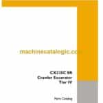 Case CX235C SR Tier 4 Crawler Excavator Parts Catalog