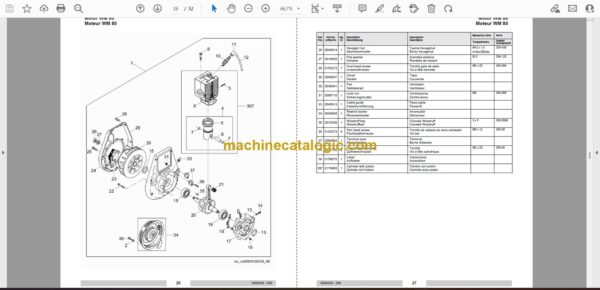 Wacker Neuson BS50-2i Vibratory Rammers Parts Manual - Image 2