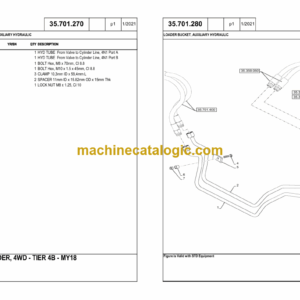 Case 580SN Tier 4B Backhoe Loader 4WD Parts Catalog