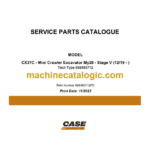 Case CX37C Stage 5 Mini Crawler Excavator Service Parts Catalogue