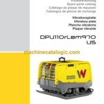 Wacker Neuson DPU110rLem970 US Vibratory Plate Parts Manual