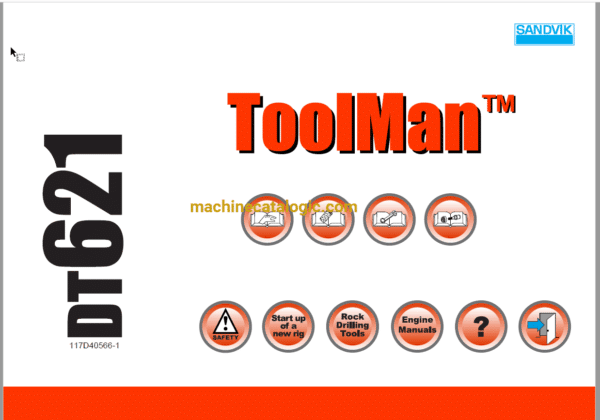 Sandvik DT621 Drilling Rig Full Documents (Service, Operator, Maintenance Manual and Parts Catalog) [117D40566]