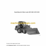 Wacker Neuson 4070 CX80, 4070 CX100 Wheel Loader Repair Manual
