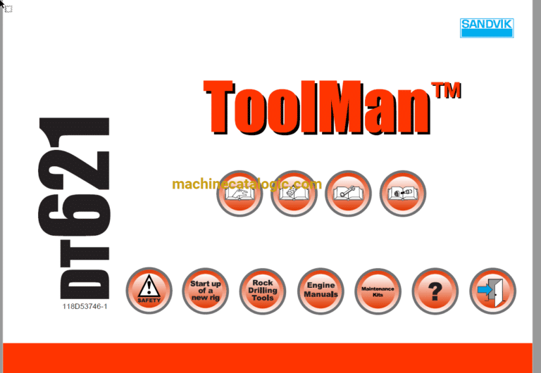 Sandvik DT621 Drilling Rig Full Documents (Service, Operator, Maintenance Manual and Parts Catalog) [118D53746]