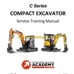 CNH C Series Compact Excavator Service Training Manual