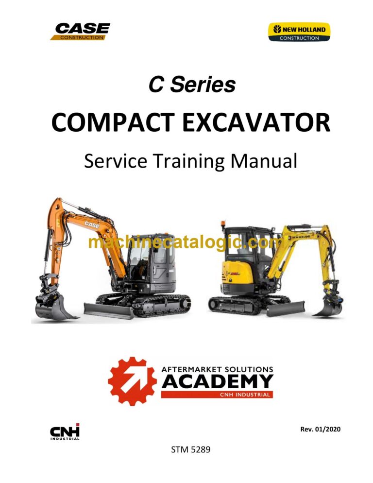 CNH C Series Compact Excavator Service Training Manual