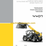 Wacker Neuson TH744 4407 Telehandler Parts Manual