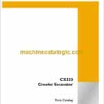 Case CX330 Crawler Excavator Parts Catalog