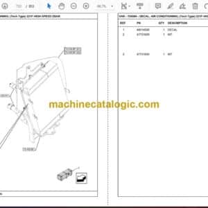 Case 221F HZ, ZB Tier 4 Compact Wheel Loader Service Parts Catalogue