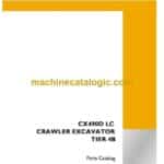 Case CX490D LC Tier 4B Crawler Excavator Parts Catalog