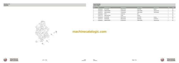 Wacker Neuson WL32 USA Loader Parts Manual - Image 3