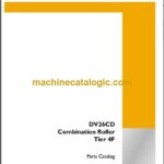 Case DV26CD Tier 4F Combination Roller Parts Catalog