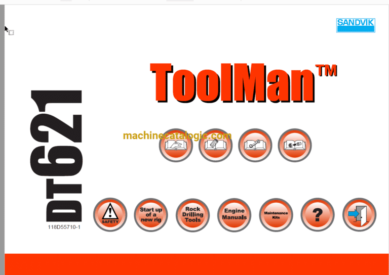 Sandvik DT621 Drilling Rig Full Documents (Service, Operator, Maintenance Manual and Parts Catalog) [118D55710]