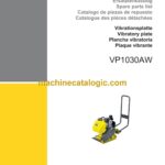Wacker Neuson VP1030AW Vibratory Plates Parts Manual