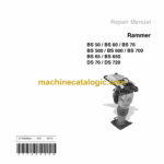 Wacker Neuson BS50, BS60, BS70, BS500, BS600, BS700, BS65, BS650, DS70, DS720 Rammer Repair Manual