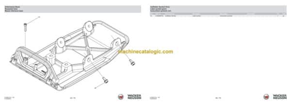 Wacker Neuson APS1550e Vibratory Plate Parts Manual - Image 3