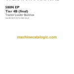 Case 580N EP Tier 4B Final Tractor Loader Backhoe Operators Manual