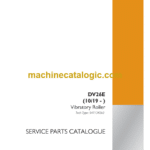 Case DV26E Vibratory Roller Service Parts Catalogue