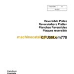 Wacker Neuson DPU80Lem770 Reversible Plates Parts Manual