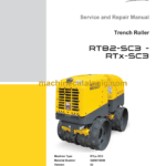 Wacker Neuson RT82-SC3, RTx-SC3 Trench Roller Service and Repair Manual