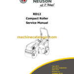 Wacker Neuson RD12 Compactor Roller Service Manual