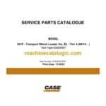 Case 312F Tier 4 Compact Wheel Loader HS, ZB Service Parts Catalogue