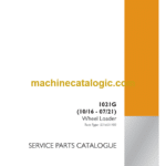 Case 1021G Wheel Loader Service Parts Catalogue