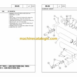 Case 586G, 588G Series 3 Forklift Parts Catalog