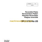 Wacker Neuson DPU 3750Hts US Reversible Plates Parts Manual