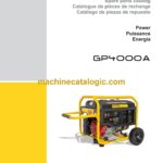 Wacker Neuson GP4000A Power Parts Manual