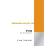 Case CX365E Crawler Excavator Service Manual