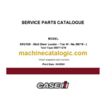 Case SR210B Tier 4F NA Skid Steer loader Service Parts Catalogue