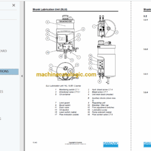 Sandvik DT621 Drilling Rig Full Documents (Service, Operator, Maintenance Manual and Parts Catalog) [119D55654]