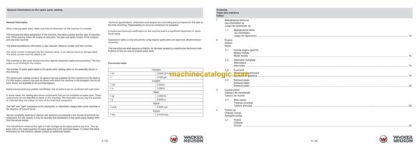 Wacker Neuson GP4000A Power Parts Manual - Image 3