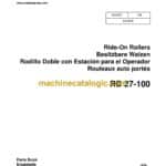 Wacker Neuson RD27-100 Ride-On Rollers Parts Manual