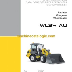 Wacker Neuson WL34 AU Loader Parts Manual