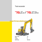 Wacker Neuson 75Z3, 75Z3-2 Tracked Excavator Service Manual