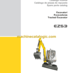 Wacker Neuson EZ53 Tracked Excavator Parts Manual