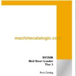 Case SV250B Tier 3 Skid Steer Loader Parts Catalog