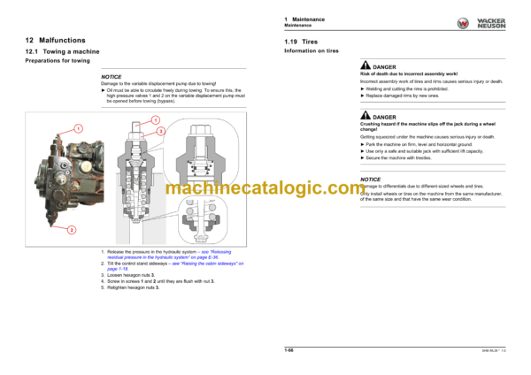 Wacker Neuson WL38 Wheel Loader Repair Manual - Image 3