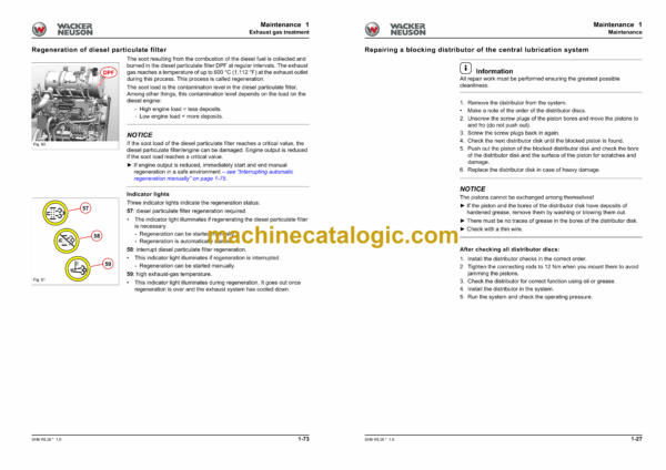 Wacker Neuson WL38 Wheel Loader Repair Manual - Image 4