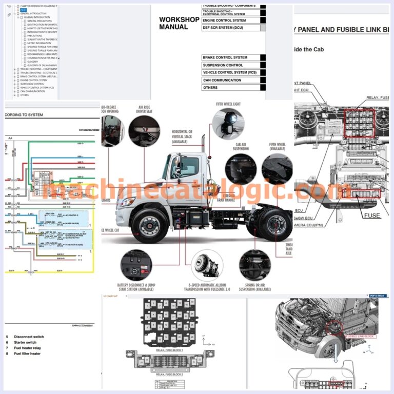 Hino Truck USA Workshop & Body Builder Manual PDF (2017–2026)