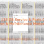 Sandvik 135 GB Service & Parts Catalog, Operation & Maintenance Manual PDF